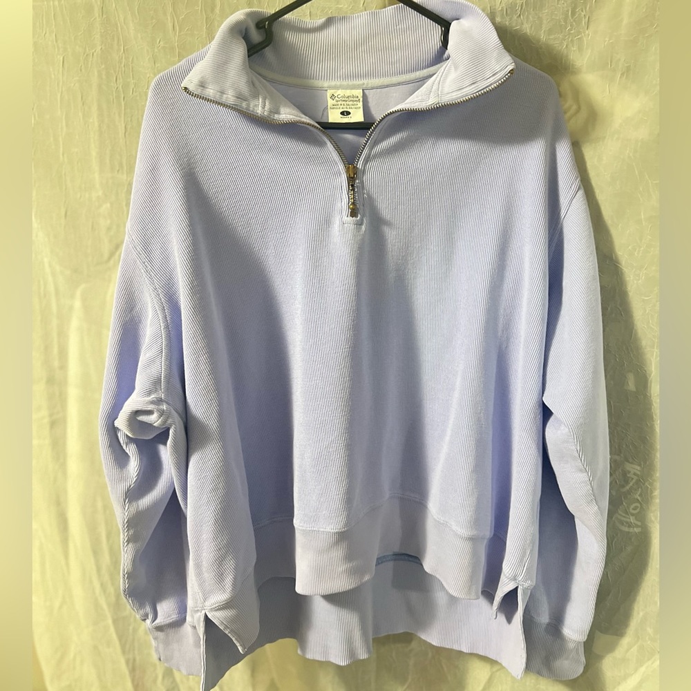Columbia quarter zip size L